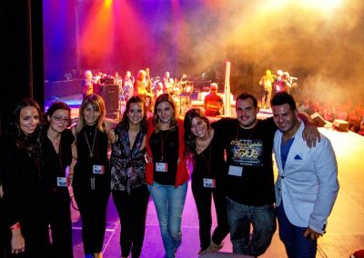 equipazo en el 50º aniversario de El Gran Combo en Barcelona